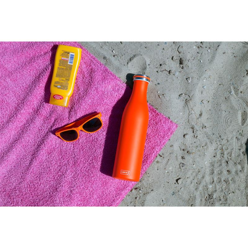 Lurch - butelka termiczna, stalowa, 0,75 l, pomarańczowa
