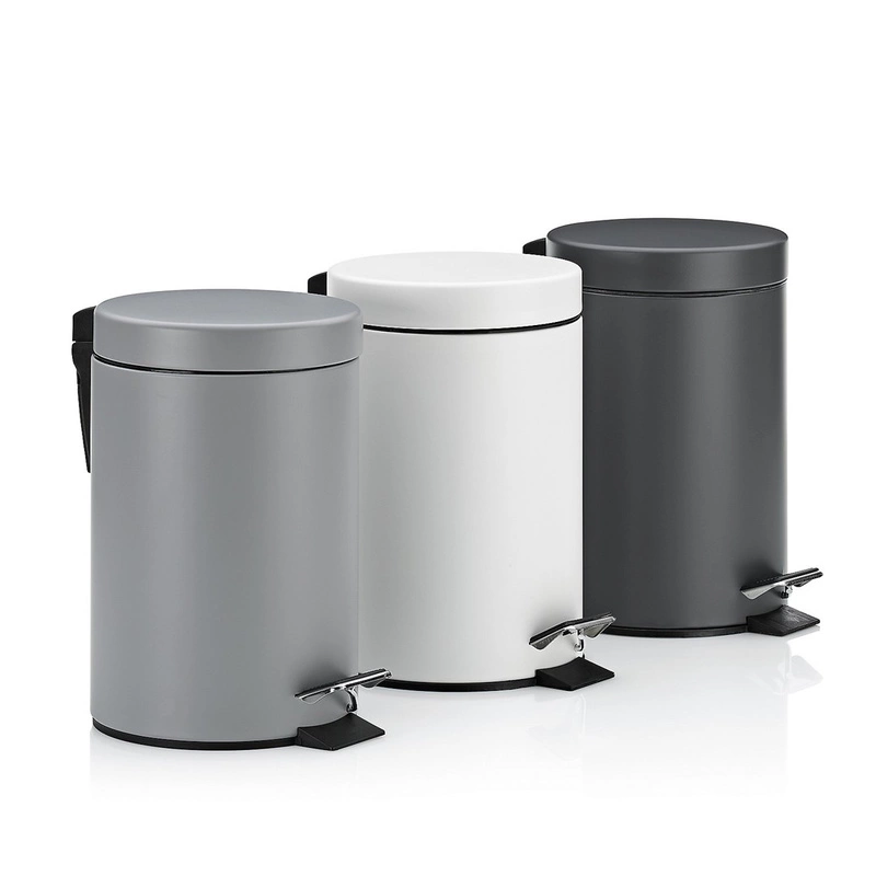 Kela - Kosz na śmieci 3 l biały Monaco