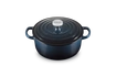 Le Creuset brytfanna żeliwna emaliowana Signature okrągła 20 cm  2,4l nuit