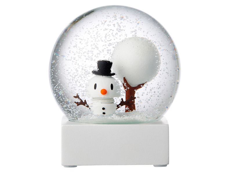 Hoptimist - Figurka kula śnieżna Hoptimist Santa Snow Globe L biała