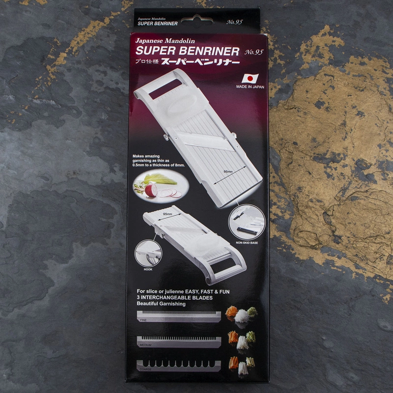 Benriner - Premium No.95 Mandolina do warzyw 95 mm White