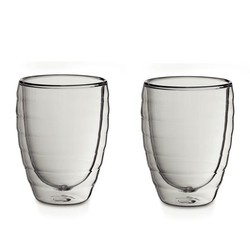 Kela - 2 szklanki do latte macchiato o podwójnych ściankach, śred. 8,5 x 12 cm, 0,3 l Cesena