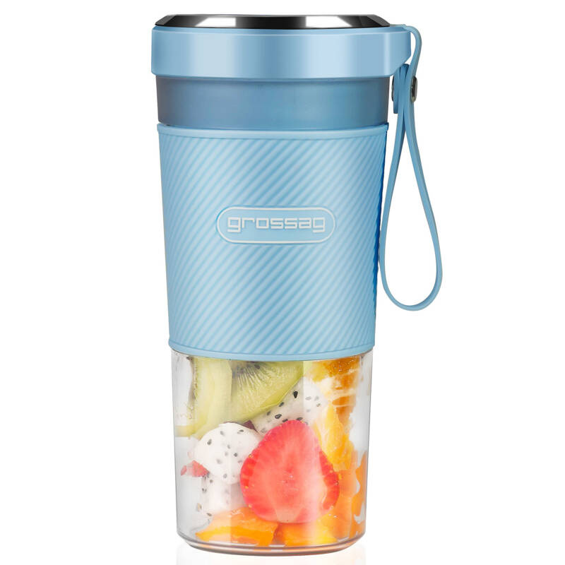 Grossag - Przenośny blender do smoothie niebieski