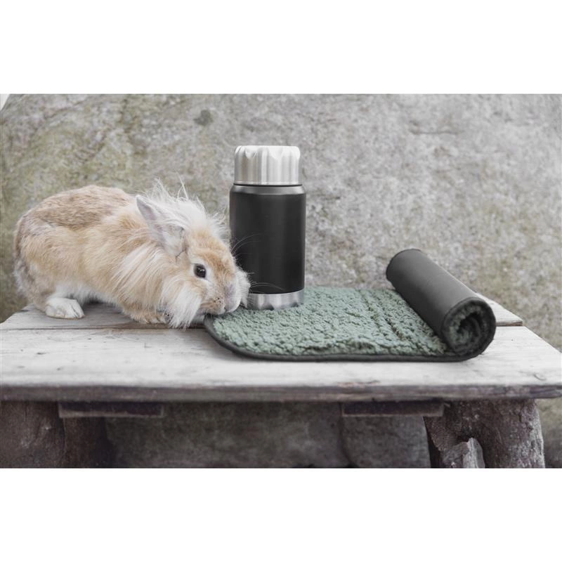 Sagaform - termos obiadowy ze składaną łyżką Mark, stal nierdzewna/miedź, 0,6 l, śred. 9 x 20 cm, czarny To Go