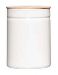 Riess - Pojemnik z drewnianą pokrywą 2,2l Pure White