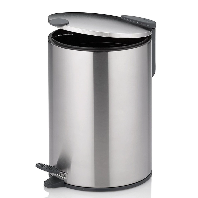 Kela - Kosz stalowy na śmieci 3 l stal-mat Mats