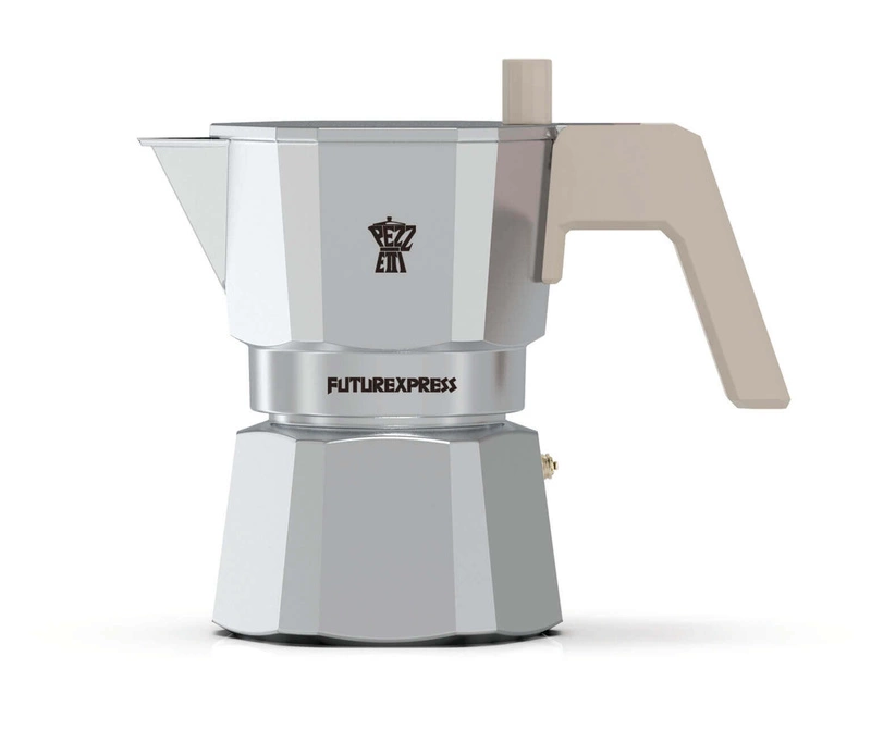 Pezzetti - FUTUREXPRESS Aluminiowa kawiarka (1 filiżanka) - Srebrny