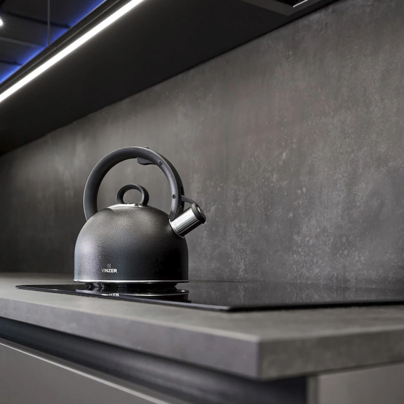 Vinzer - czajnik stalowy Nero 2.5l