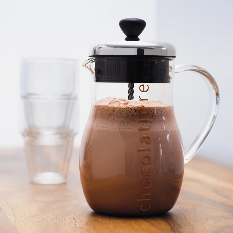Bodum - dzbanek do gorącej czekolady Chocolatiere 1L Chrome