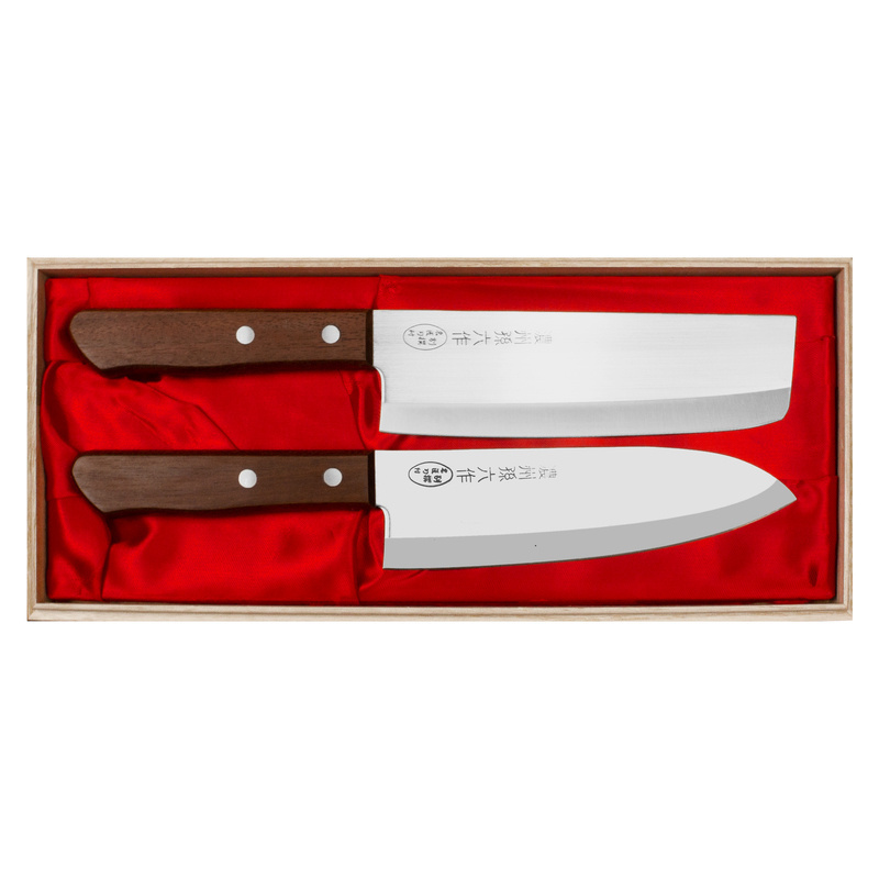 Satake - Tomoko Zestaw Santoku + Nakiri