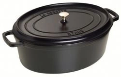 Staub - brytfanna  żeliwna czarna 11,0 l 41 cm