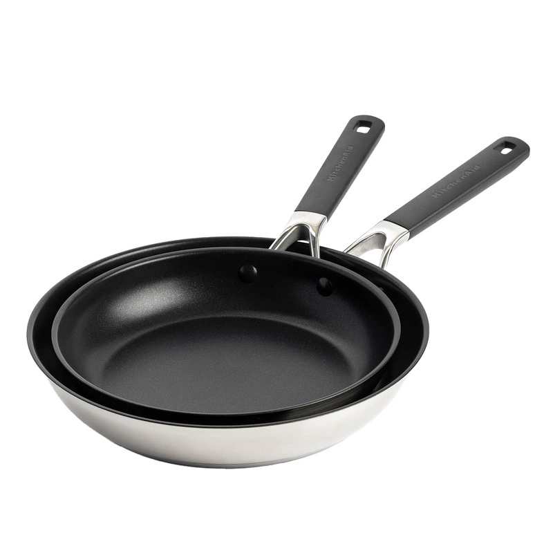 KitchenAid - Patelnie z powłoką zestaw 24+28 cm Classic