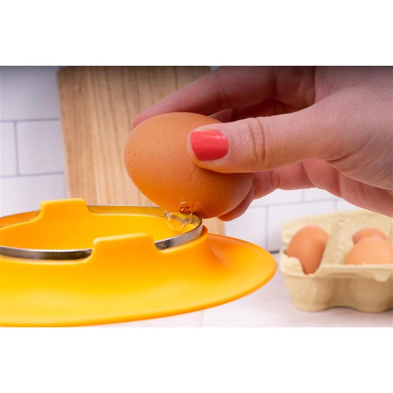 Lurch - separator do jajek, silikon/stal nierdzewna, śred. 14,5 cm, żółty