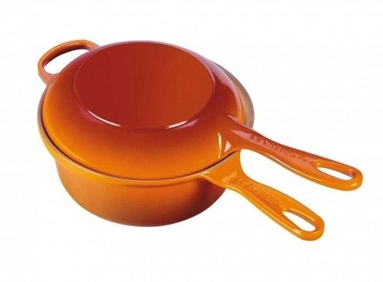 Le Creuset - Garnek Marmitout 2w1 22 cm 2,3 l płomienny