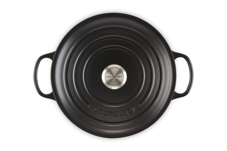 Le Creuset - garnek żeliwny Signature 26 cm 5,3 l czarna