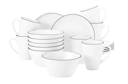 Seltmann - LIDO BLACK LINE Serwis śniadaniowy dla 6 osób