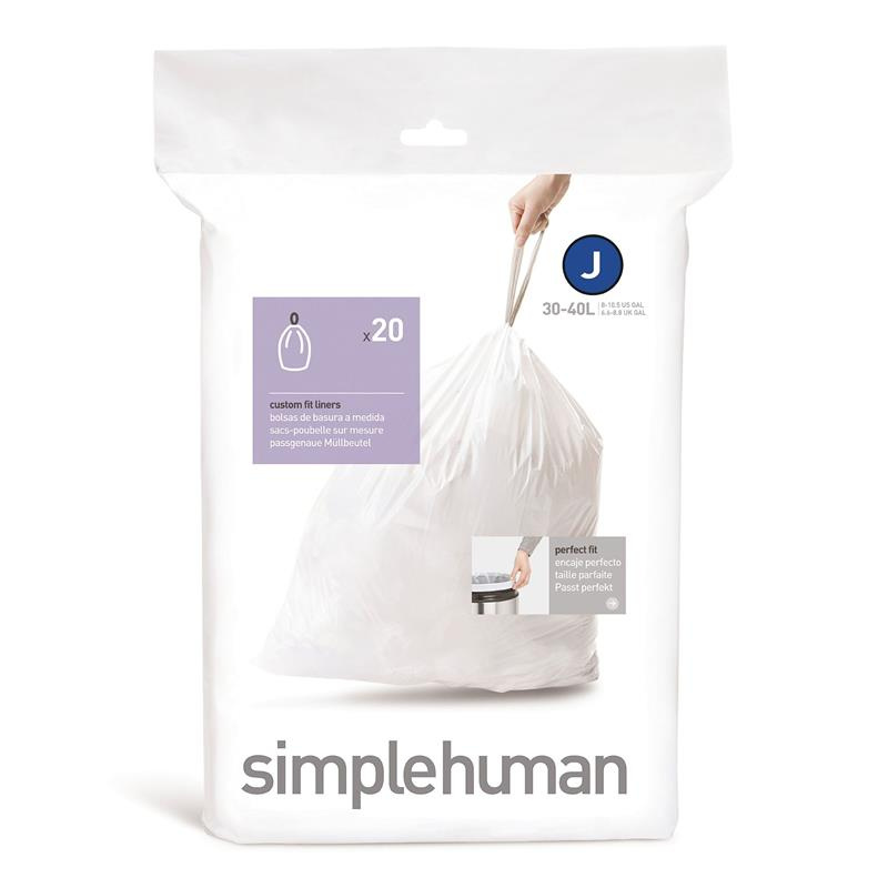 Simple Human - worki na śmieci 20 szt. rozmiar J 30-45 l