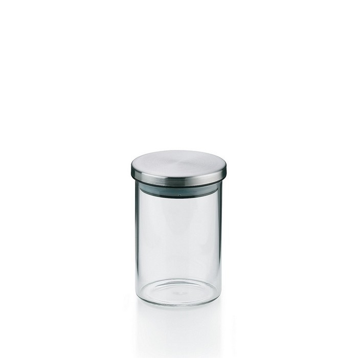 Kela - Pojemnik szklany 0,25 l stal Baker