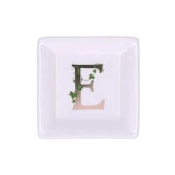 La Porcellana Bianca - talerzyk kwadratowy 10 cm, Wzór E Adorato