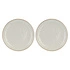 Rose&Tulipani - CONCERTO GRIGIO PERLA Zestaw 2 talerzy 33 cm