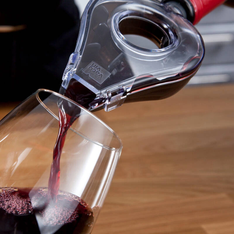 VACU VIN - Aerator do wina szaryprzezroczysty, biały, szary
