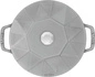 Staub - SPECIAL COCOTTE Garnek żeliwny diament 2.8 ltr, szary