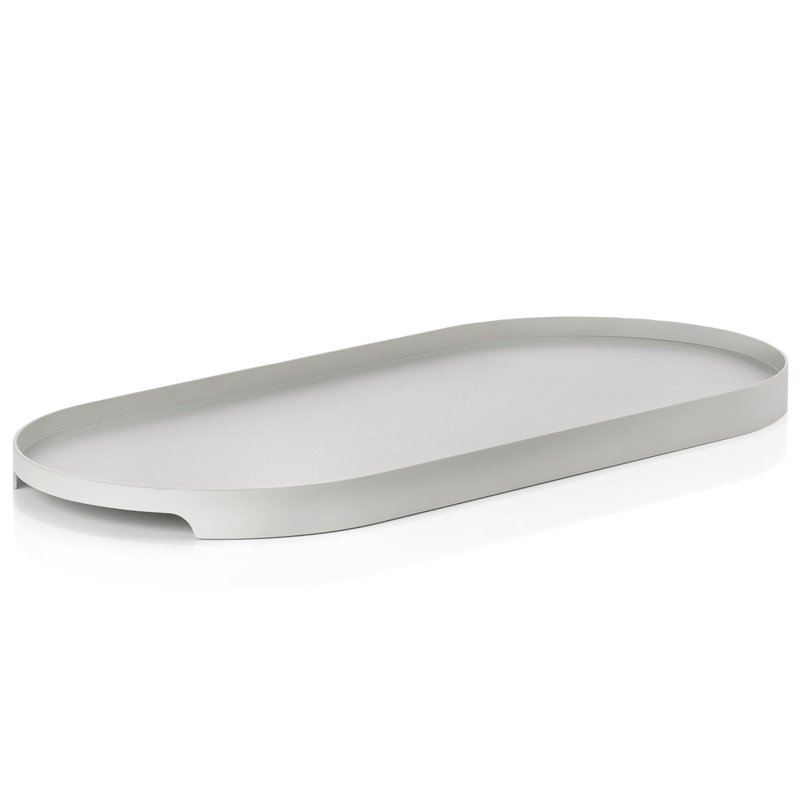 Zone Denmark - Taca do serwowania owalna 16 cm x 35 cm Singles Soft Grey