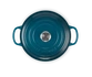 Le Creuset - brytfanna żeliwna emaliowana Signature okrągła 26 cm 5,3 l deep teal