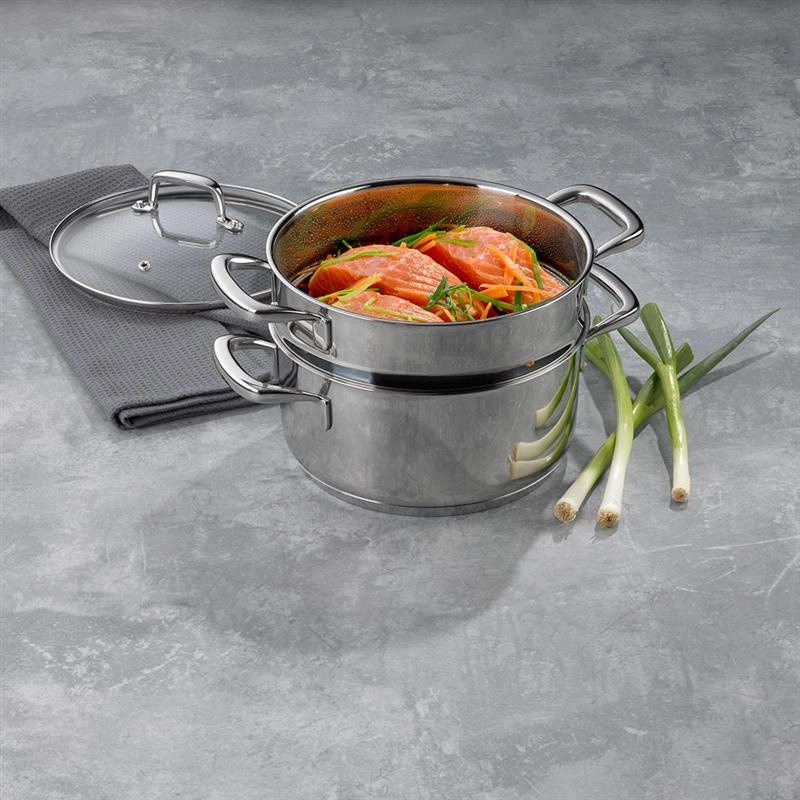 Kela - Zestaw garnków do gotowania na parze Flavoria