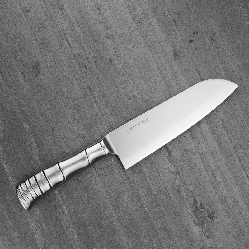Tamahagane - Bamboo VG-5 Nóż Santoku 17,5cm