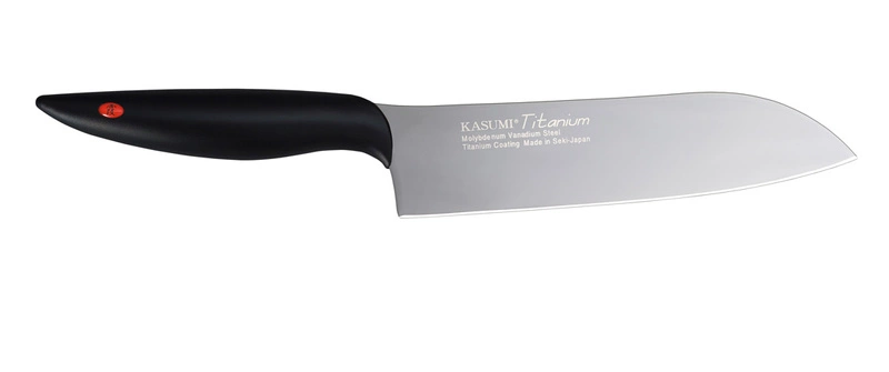 Kasumi - Nóż Santoku Titanium dł. 18 cm