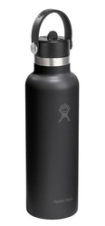 Hydro Flask - Butelka term. 21oz Standard Flex Straw Black