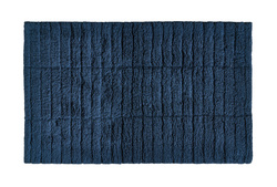Zone Denmark - Dywanik łazienkowy 50 x 80 cm Tiles Dark blue