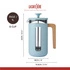 La Cafeti?re - French press sky blue PISA 1 L