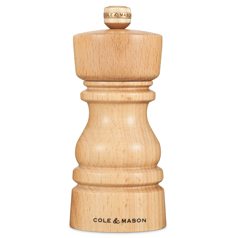 Cole & Mason - Młynek do pieprzu London Natural Beech 13 cm