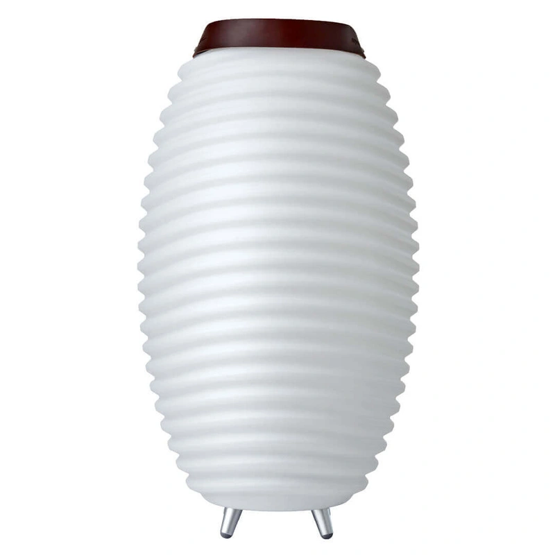 Kooduu - SYNERGY 65 Lampa LED z głośnikiem i coolerem na napoje - 70 x 41 cm, Biały