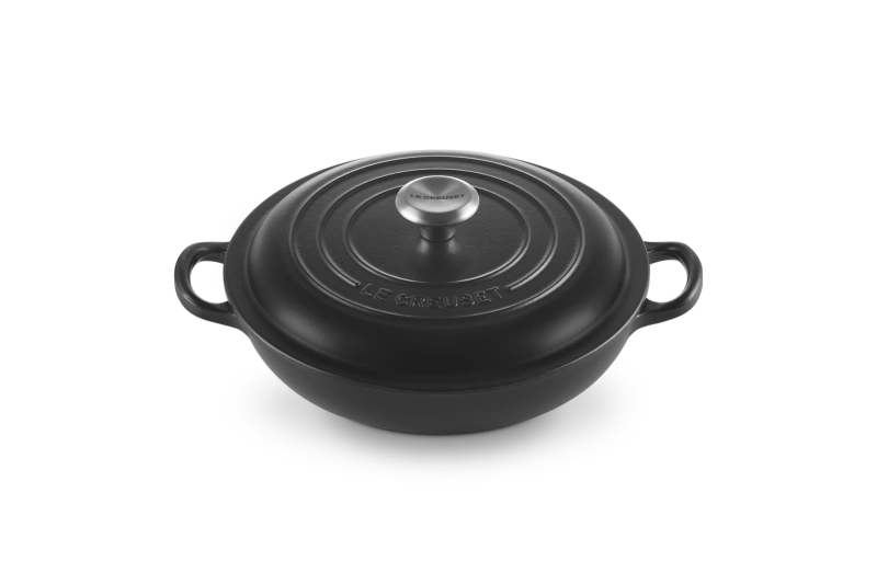 Le Creuset - garnek patelnia Gourmet Signature 22 cm 1,4 l czarna