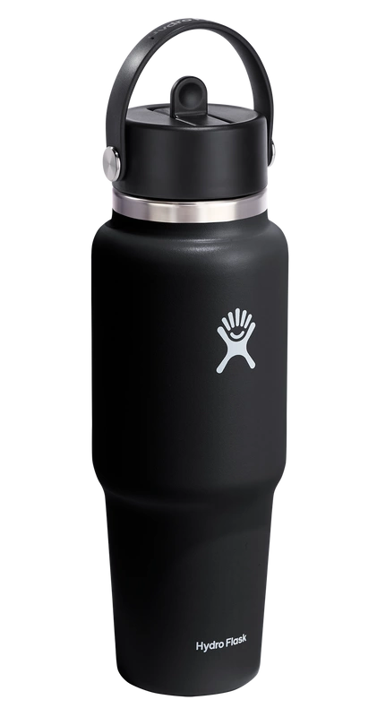 Hydro Flask - Butelka 32oz Wid Flex Straw Travel Bootle Black