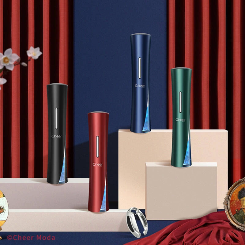 Cheer Moda - Korkociąg elektryczny Skyline zielony