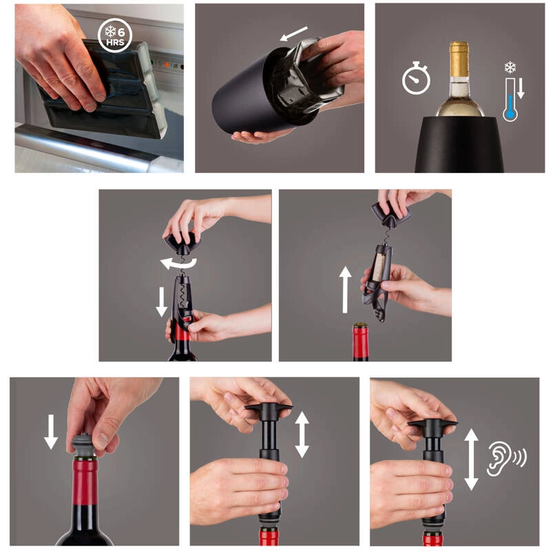 VACU VIN - Zestaw do wina Wine Set Elegant