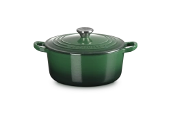 Le Creuset - brytfanna żeliwna emaliowana Signature okrągła 26 cm 5,3 l Juniper