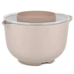 Mepal - Miska do miksowania z pokrywą odporną na rozchlapywanie Chef It 3000 ml Chalk