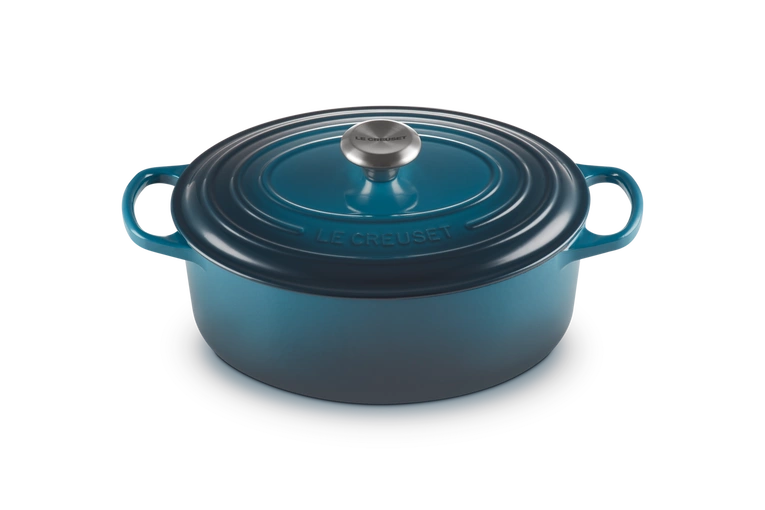 Le Creuset - brytfanna żeliwna Signature 29 cm 4,7 l deep teal