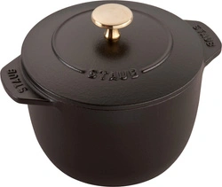 Staub - LA COCOTTE Mały garnek okrągły 1.75 ltr czarny