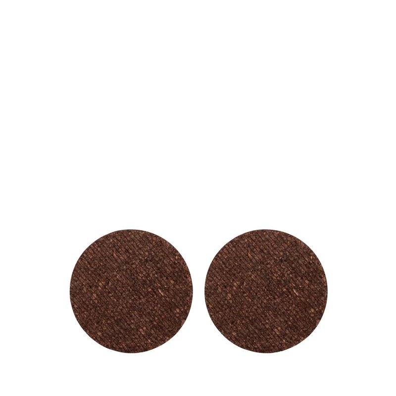 Sagaform - podkładki pod gorące naczynia, 2 szt., korek, śred. 20 cm, ciemnobrązowe Dante