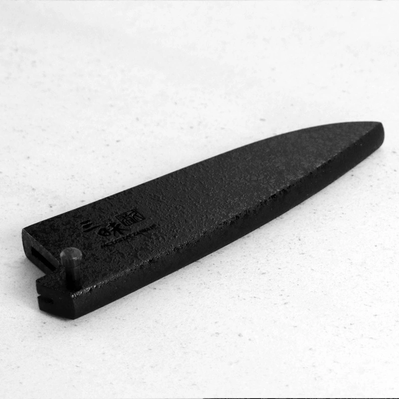 Mcusta - Drewniana Saya Black ochraniacz na nóż do obierania 9 cm