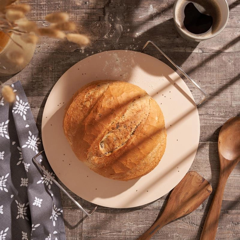 Zyliss - Kamień do pieczenia pizzy i taca do serwowania 33 cm