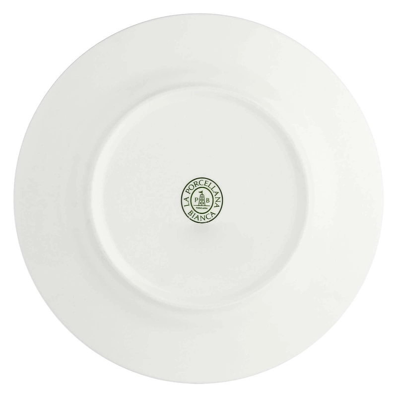 La Porcellana Bianca - zestaw 6 talerzy do sałatek z rantem 20 cm Essenziale