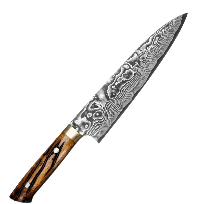 Takeshi Saji - YBB Ręcznie kuty nóż Szefa 18cm Tojiro - VG-10