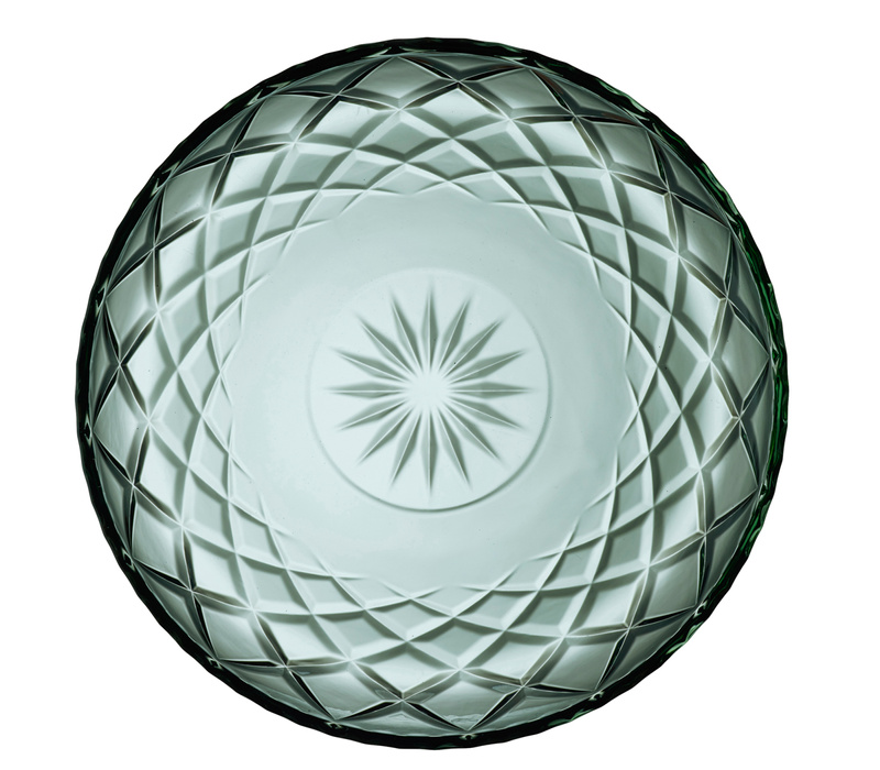 Lyngby Glas - Talerz Sorrento 30 cm zielony